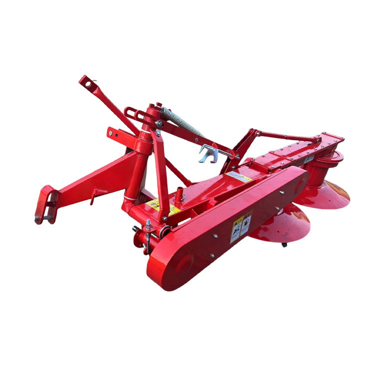 Försiktighetsåtgärder för användning av en monterad roterande skivklippare